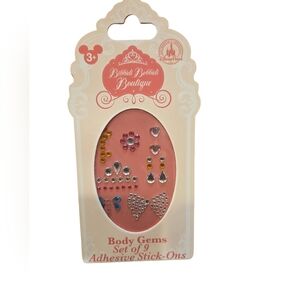 Disney Parks Bibbidi Bobbidi Boutique Adhesive Stick-On Body Gems - 2 Packs NEW